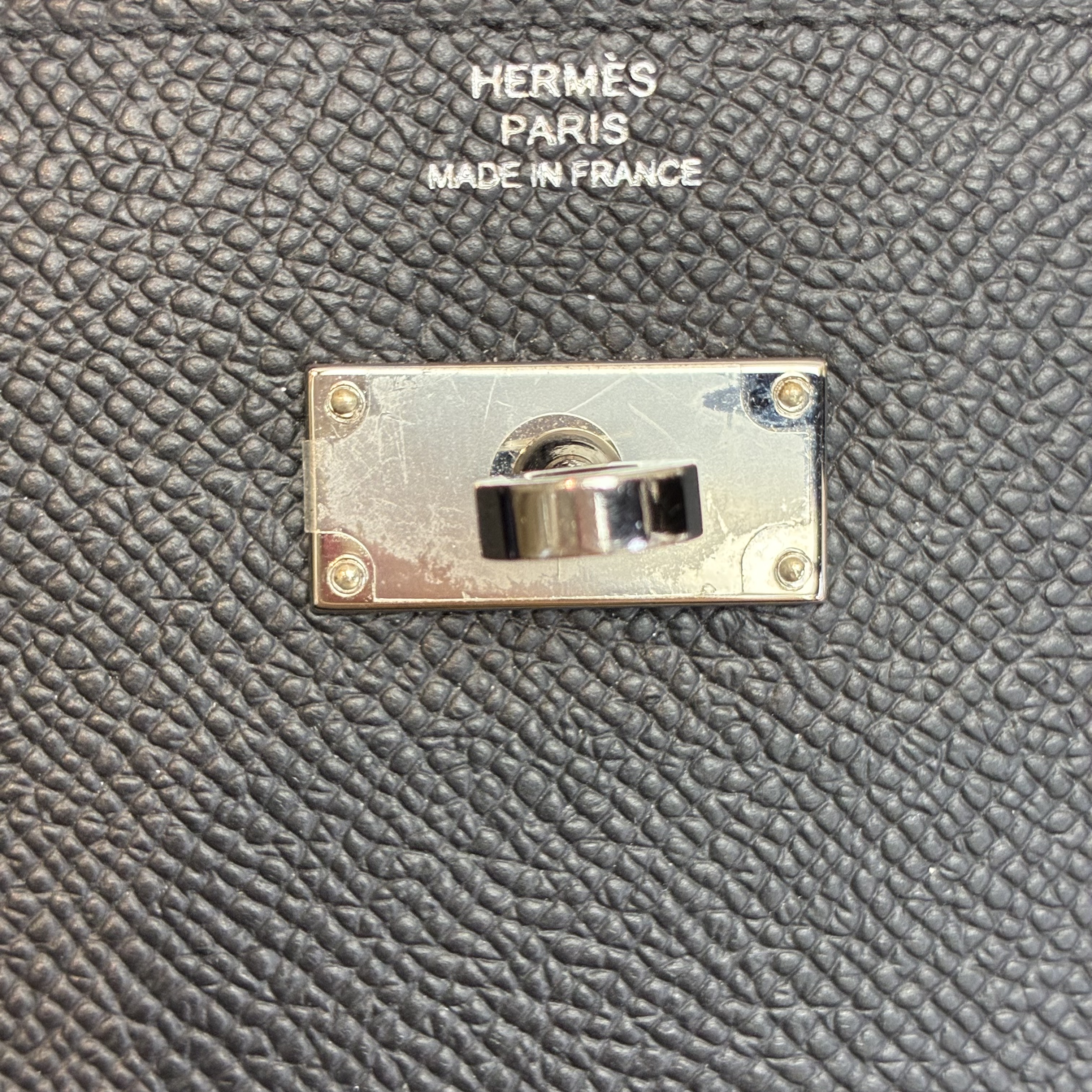 Hermes Kelly To Go 黑銀