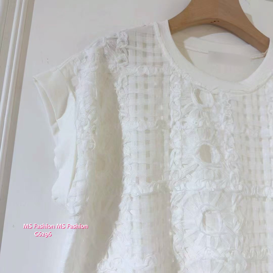 G6296 韓國🇰🇷立體花花top