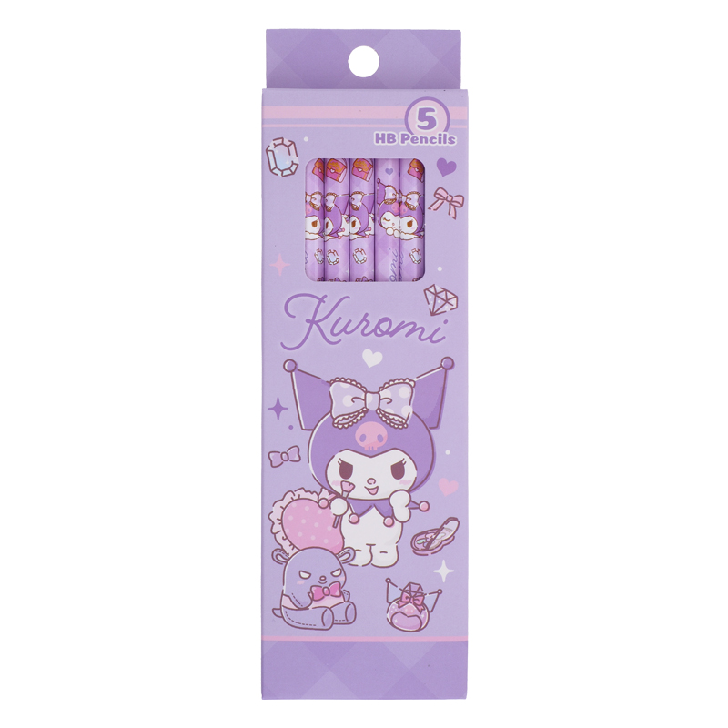 Kuromi HB Pencil – Hexagon Shape (5 Pcs) 5支裝 "六角形" 鉛筆