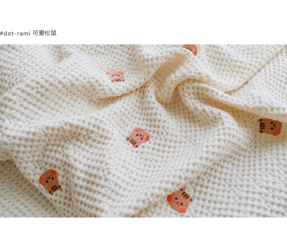 dot to dot 莫代爾棉華夫格蓋毯