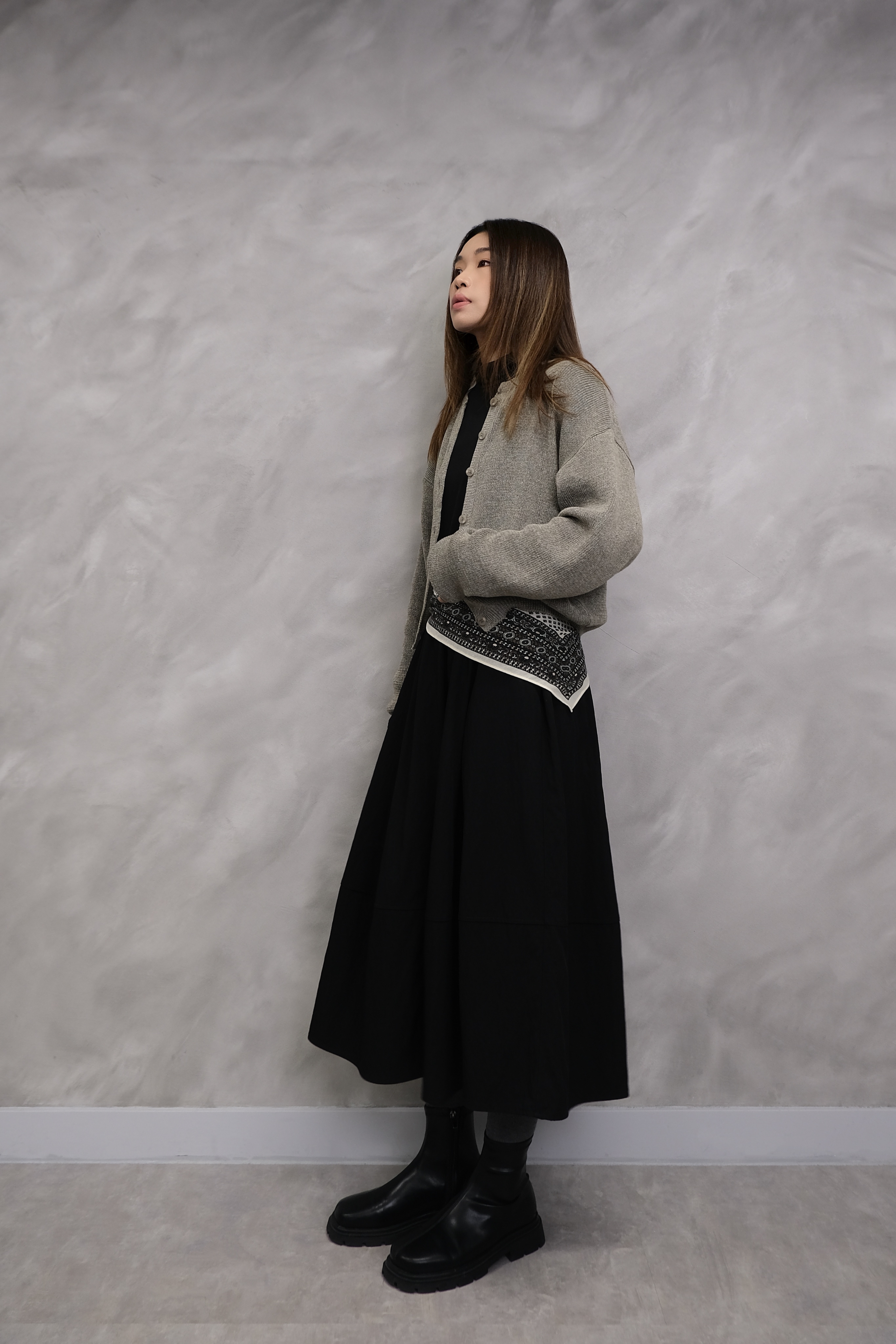 The Noir Flow Skirt #sk50