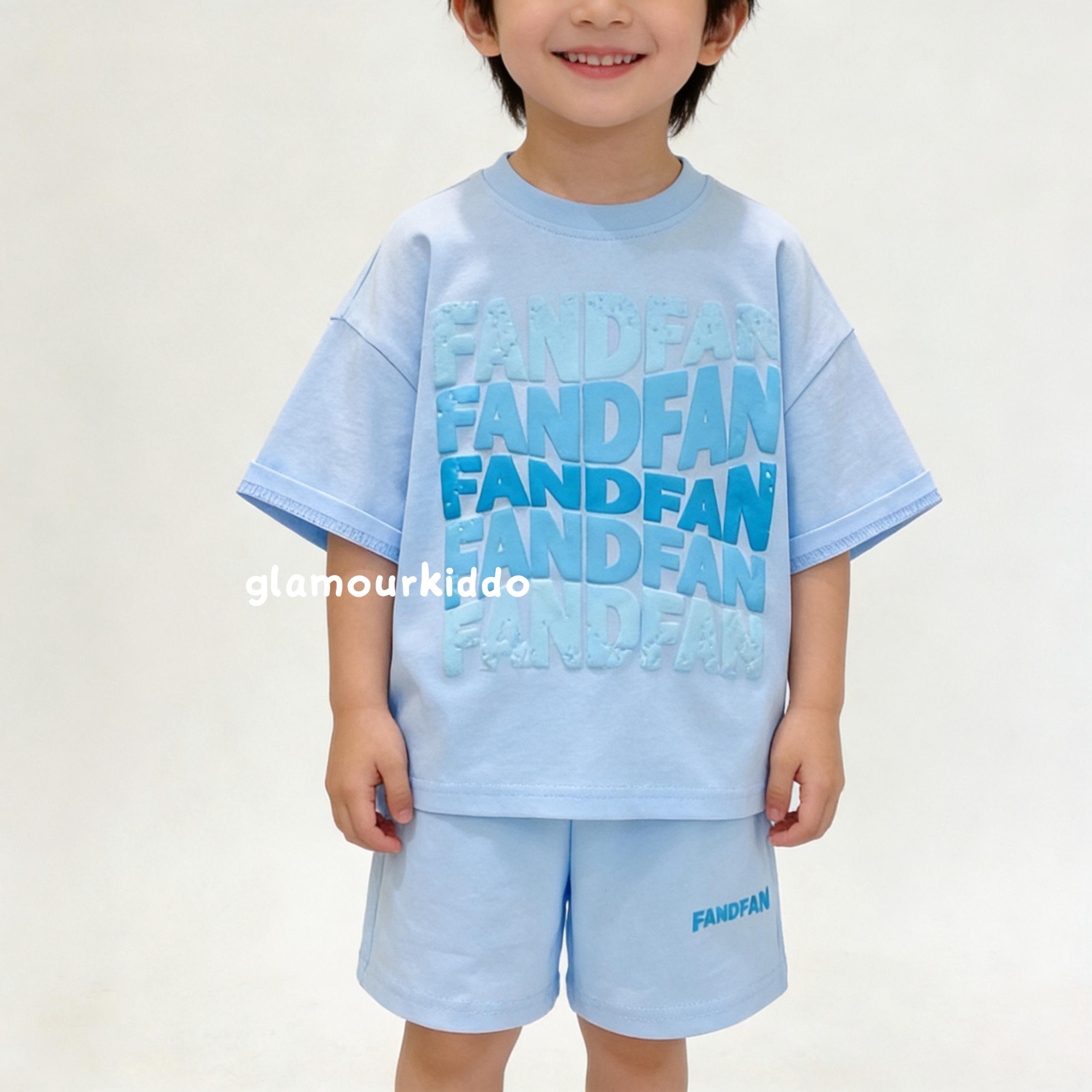 551314B | Kids' Summer Pajama Set - Light Blue