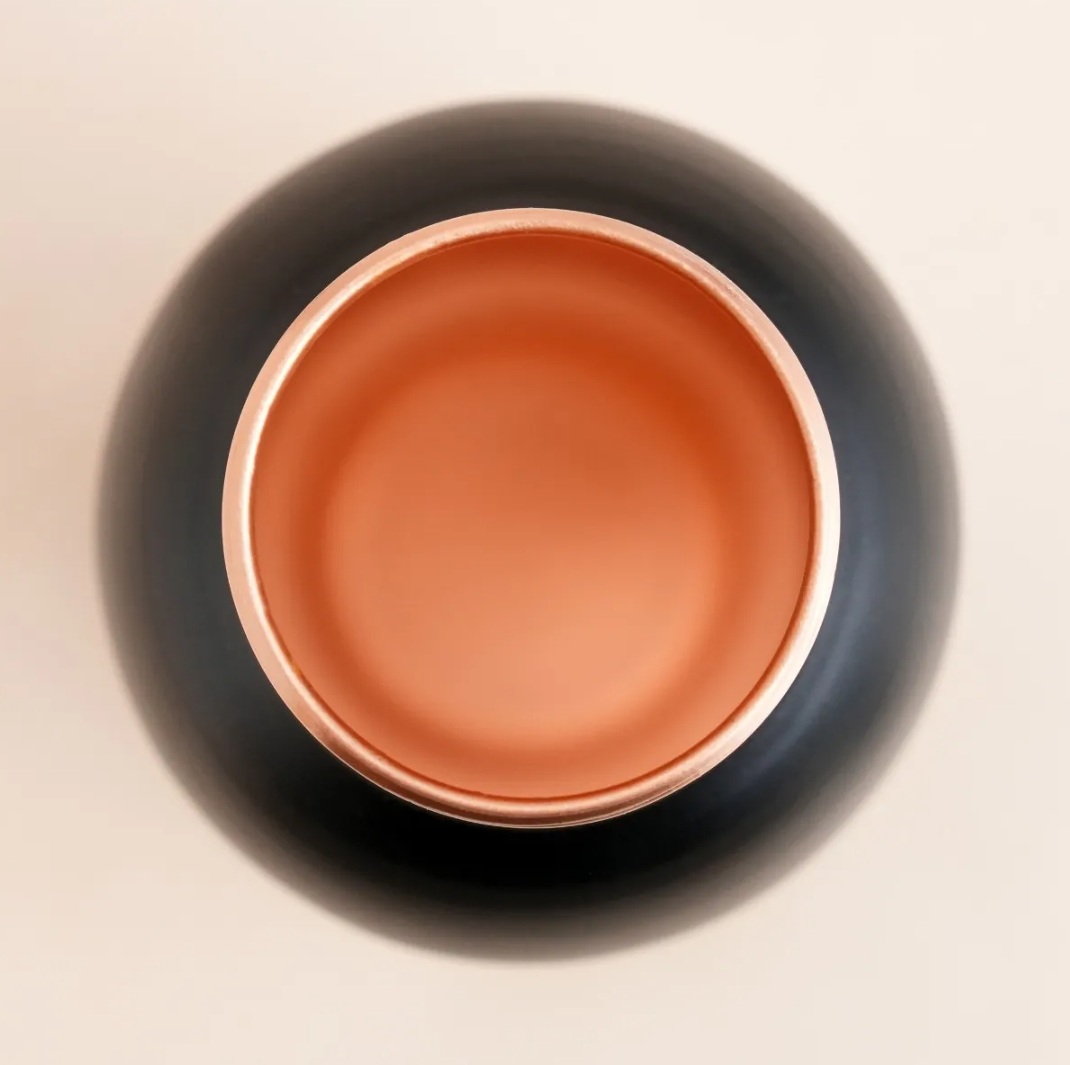 Isha Life-  印度純銅水壺 700ml (黑色/蓮花) (壺蓋有瑕疵) India Pure Copper Bottle (Black/ Lotus)