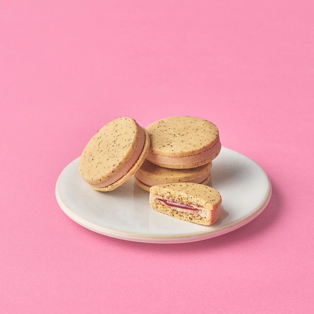 日本直送 日本 TOKYO 茶味  伯爵奶茶覆盆子口味 夾心餅乾 