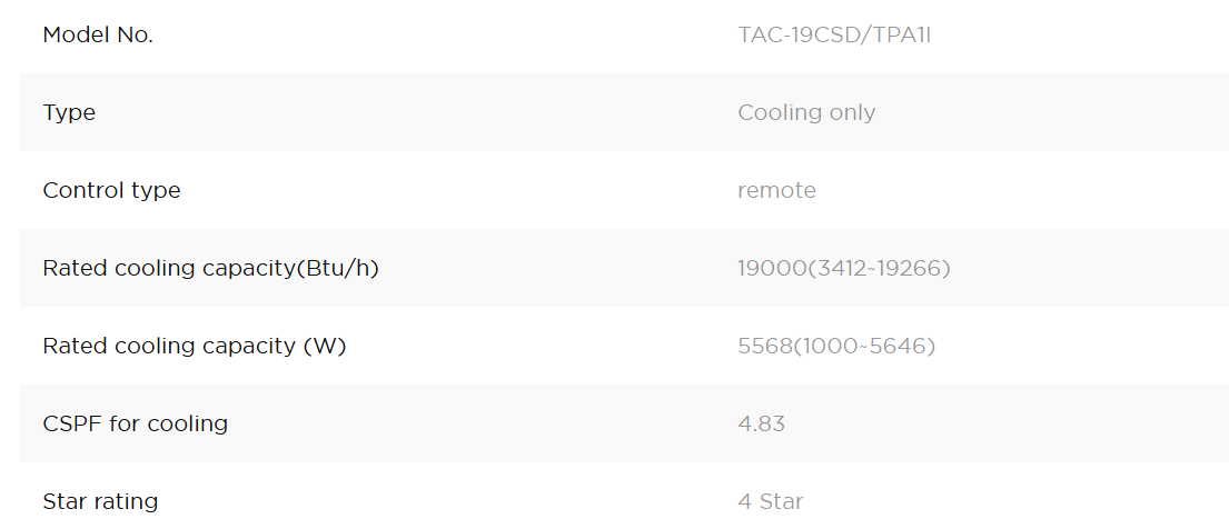 TCL 1.0HP Gentle Cool Series Inverter Air Conditioner (TAC-10CSD/TPA1I)