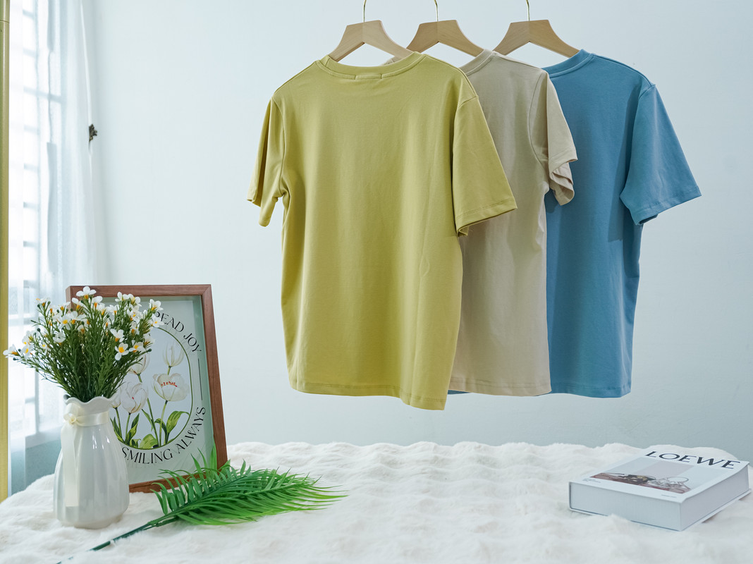 Minimalist Solid Color Crew Neck Tee ‖ 极简纯色圆领短袖T恤 KR01317182