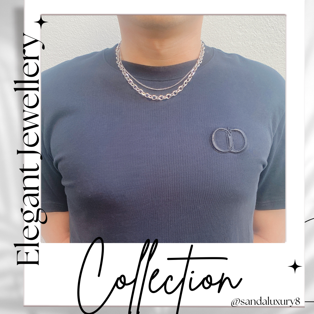 Elegant Jewellery Collection Cool Man Titanium Steel Necklace 