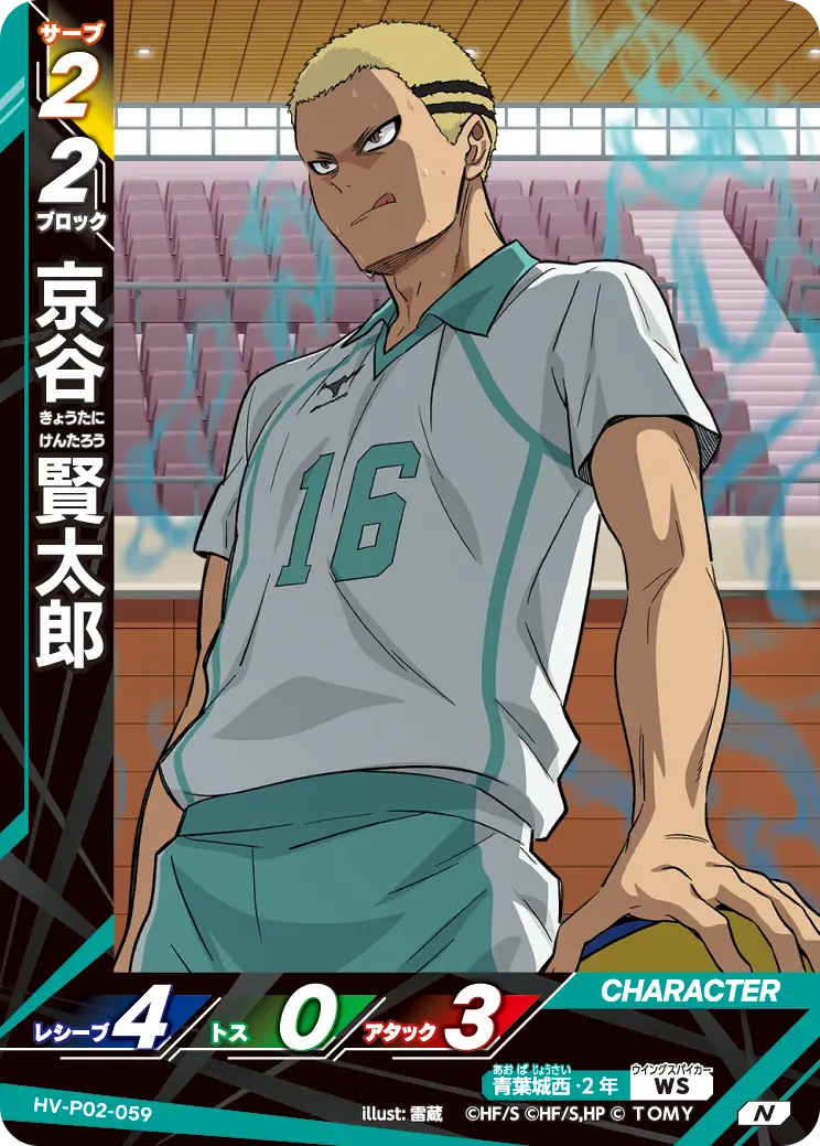 京谷 賢太郎きょうたに けんたろう HV-P02-059