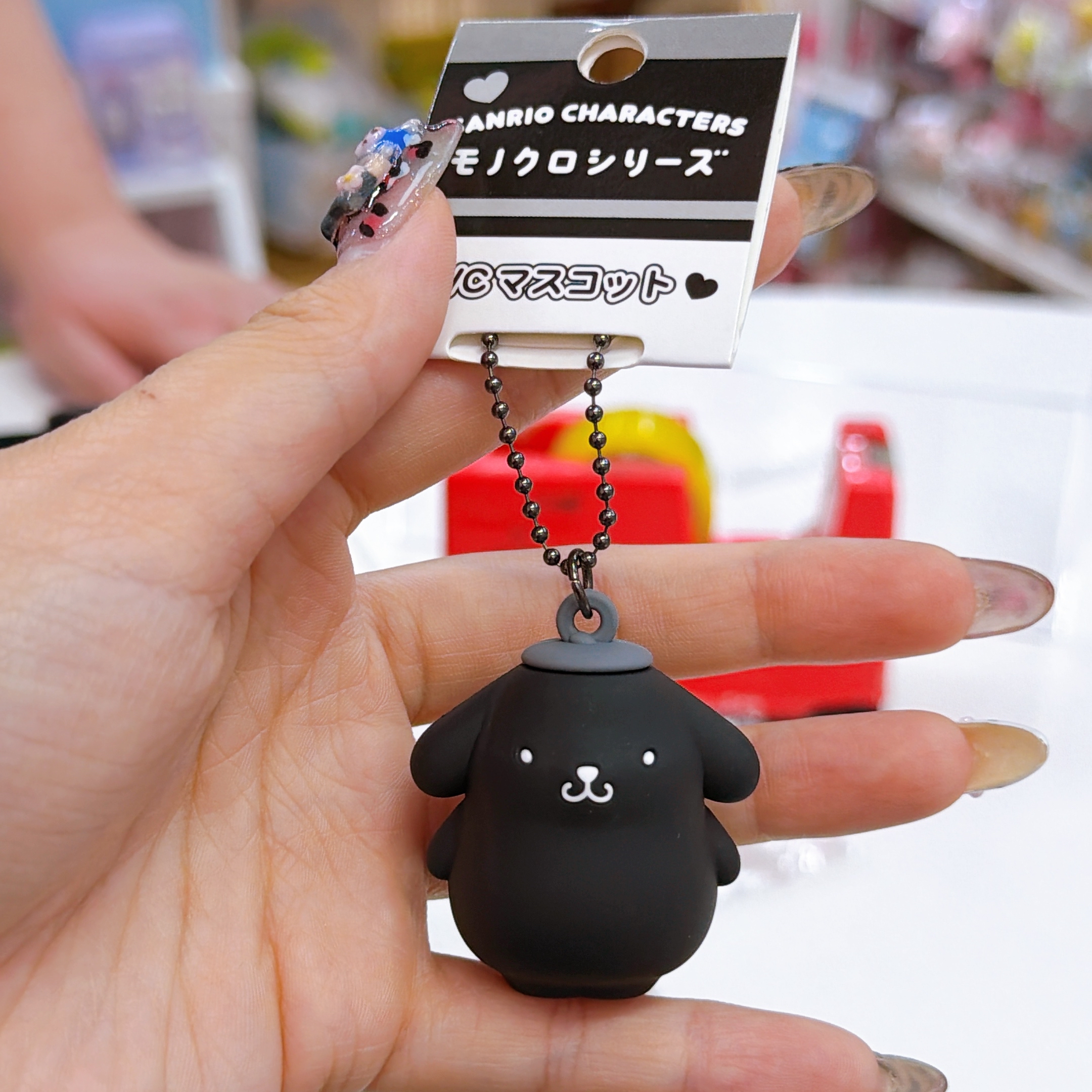 日本直送Sanrio新系列黑色鎖匙扣掛