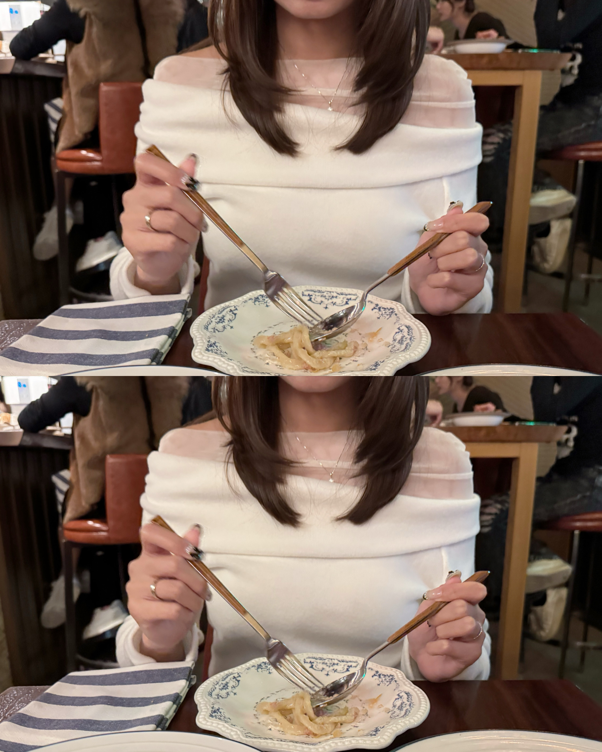 [仙氣100分!]公主透紗柔軟一字肩上衣(四色入)