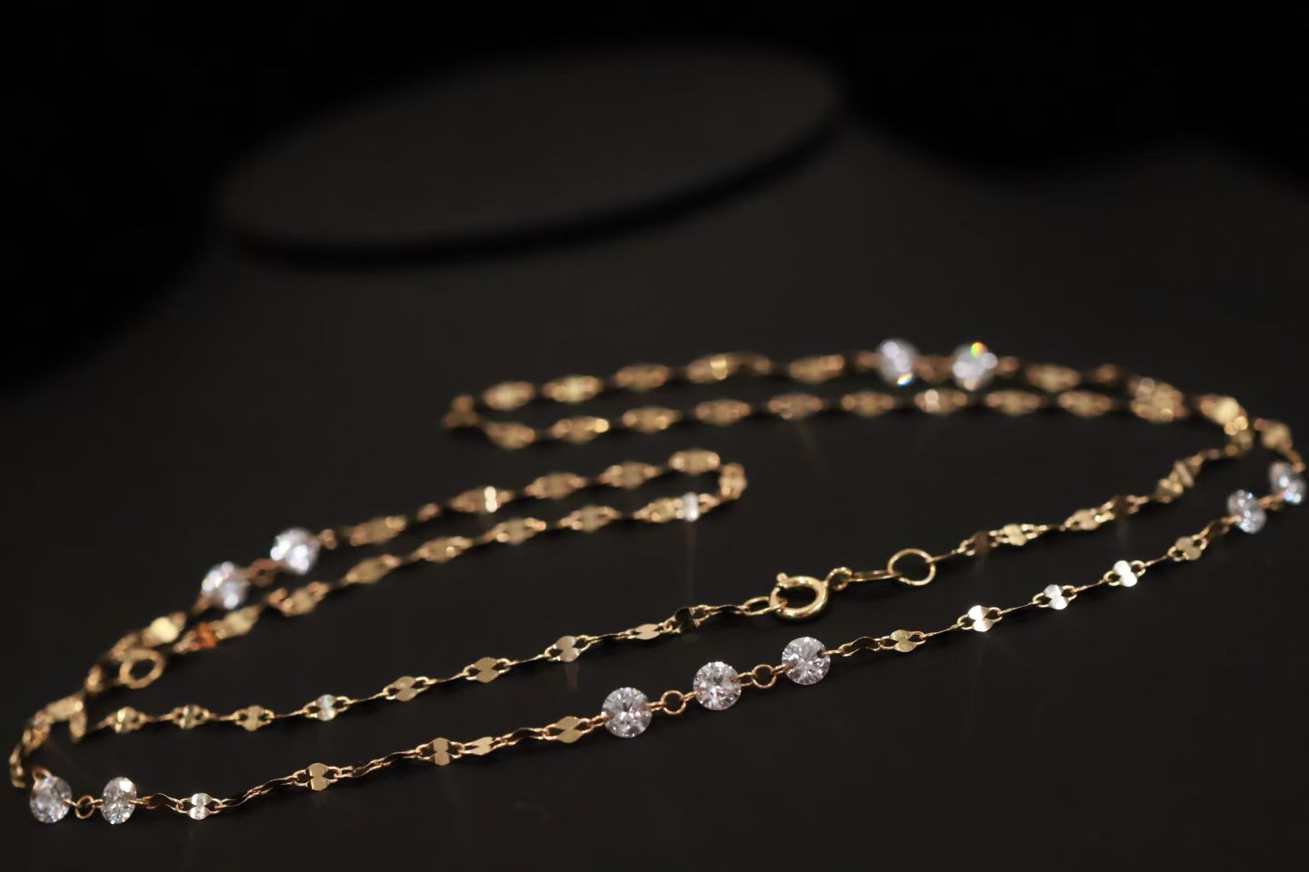 18K培育鑽石項鍊