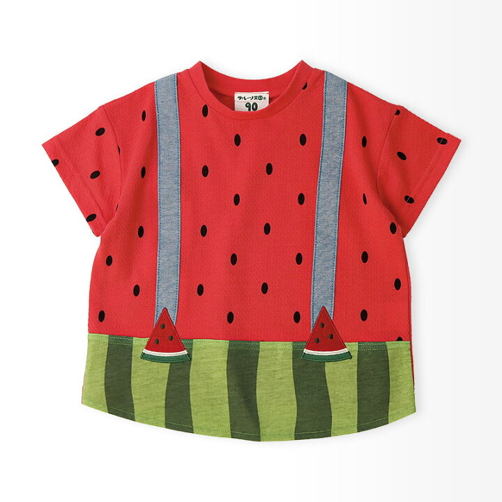 🇯🇵預訂 日本直送🇯🇵Zooland兩色水果造型吊帶短袖T恤