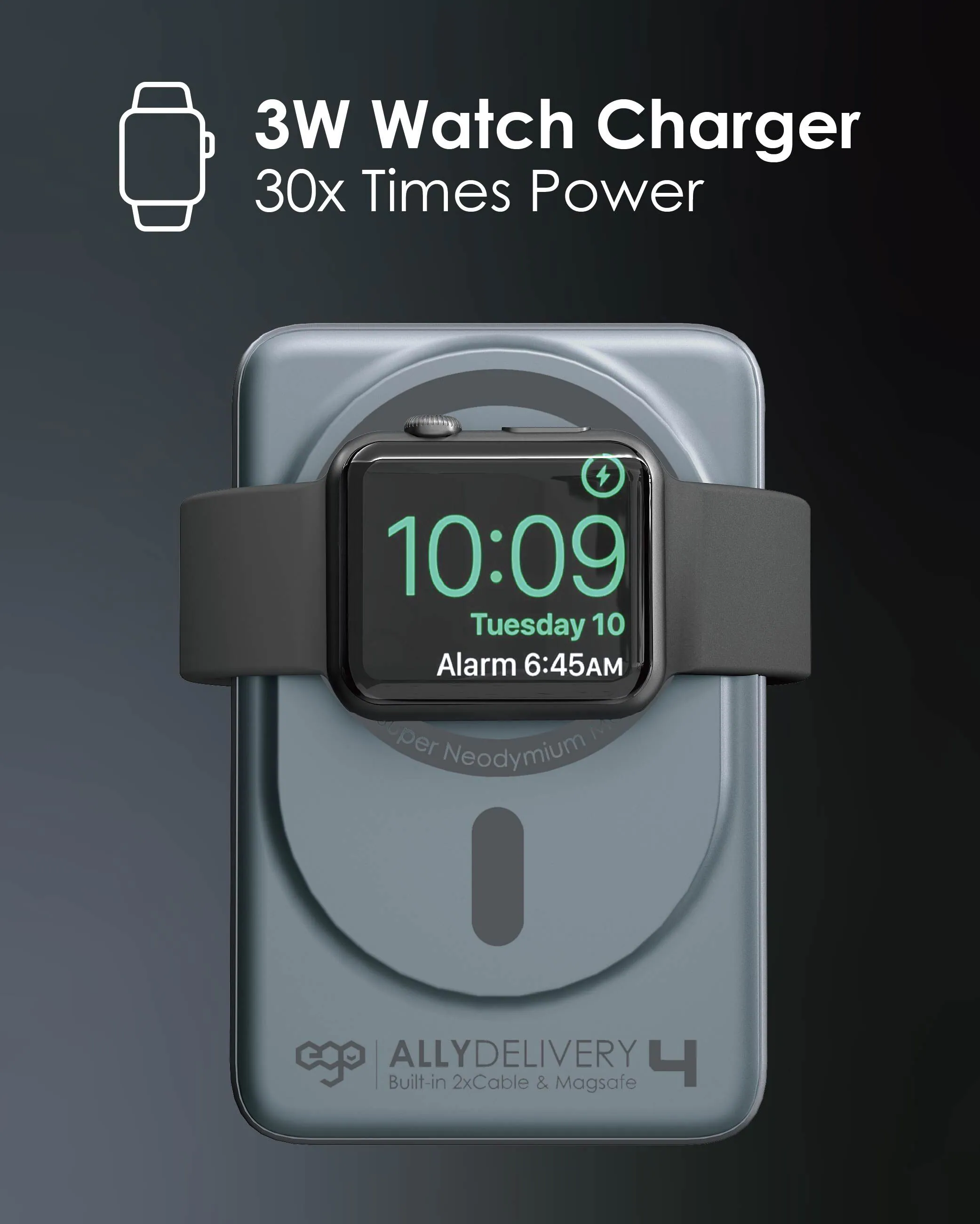 香港行貨 一年保養 ego AllyDelivery 4 @3C追溯碼版.Magsafe 10000mAh 6in1 移動電源 