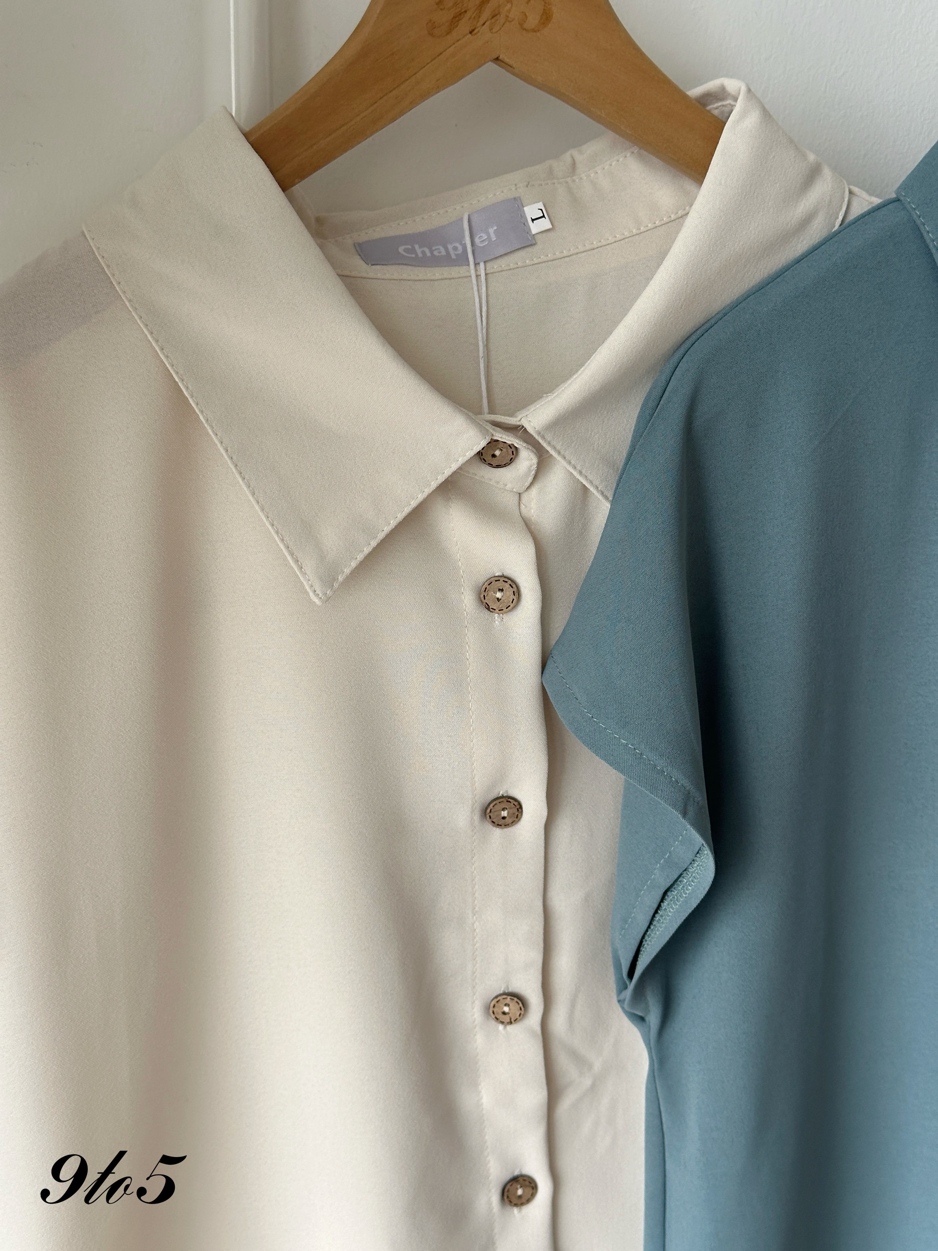 T4308 Cape Sleeve Shirt - 3 Colors 
