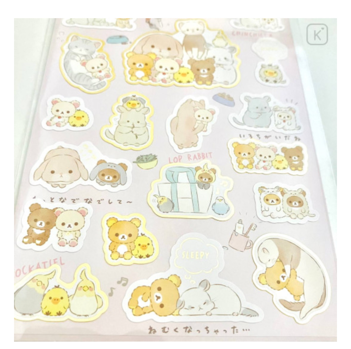 鬆弛熊 貼紙｜現貨