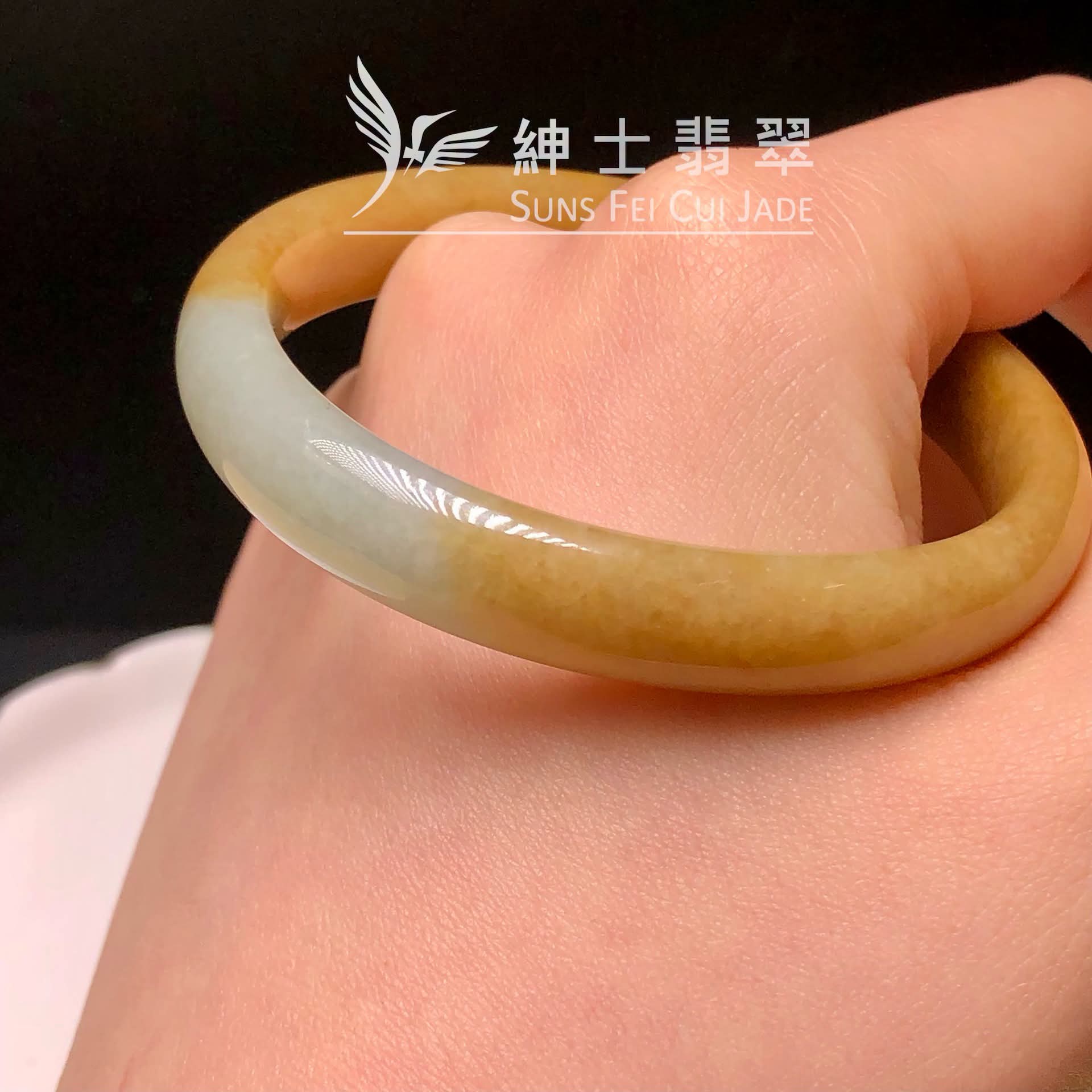 YK00012 大馬坎翡色貴妃鐲53.6mm