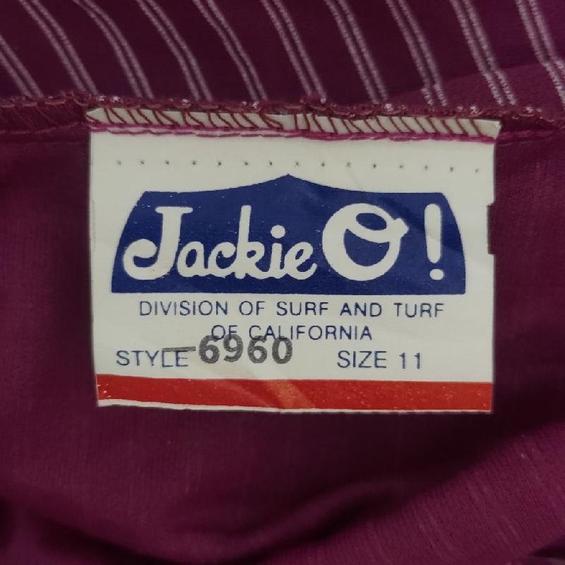 Vintage 1980s American Brand "Jackie O" Two Way Pie-Crust Collar Day Dress with Original Belt(BG050)