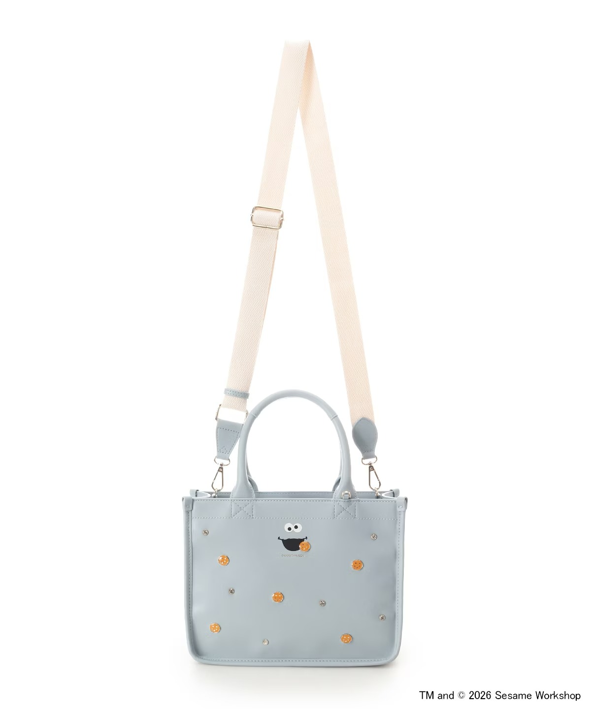 🌸 【預訂】Cookie Monster Tote Bag - SAMANTHAVEGA x SESAME STREET