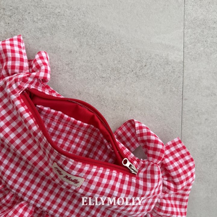 Ellymolly | Check Bag (Red)