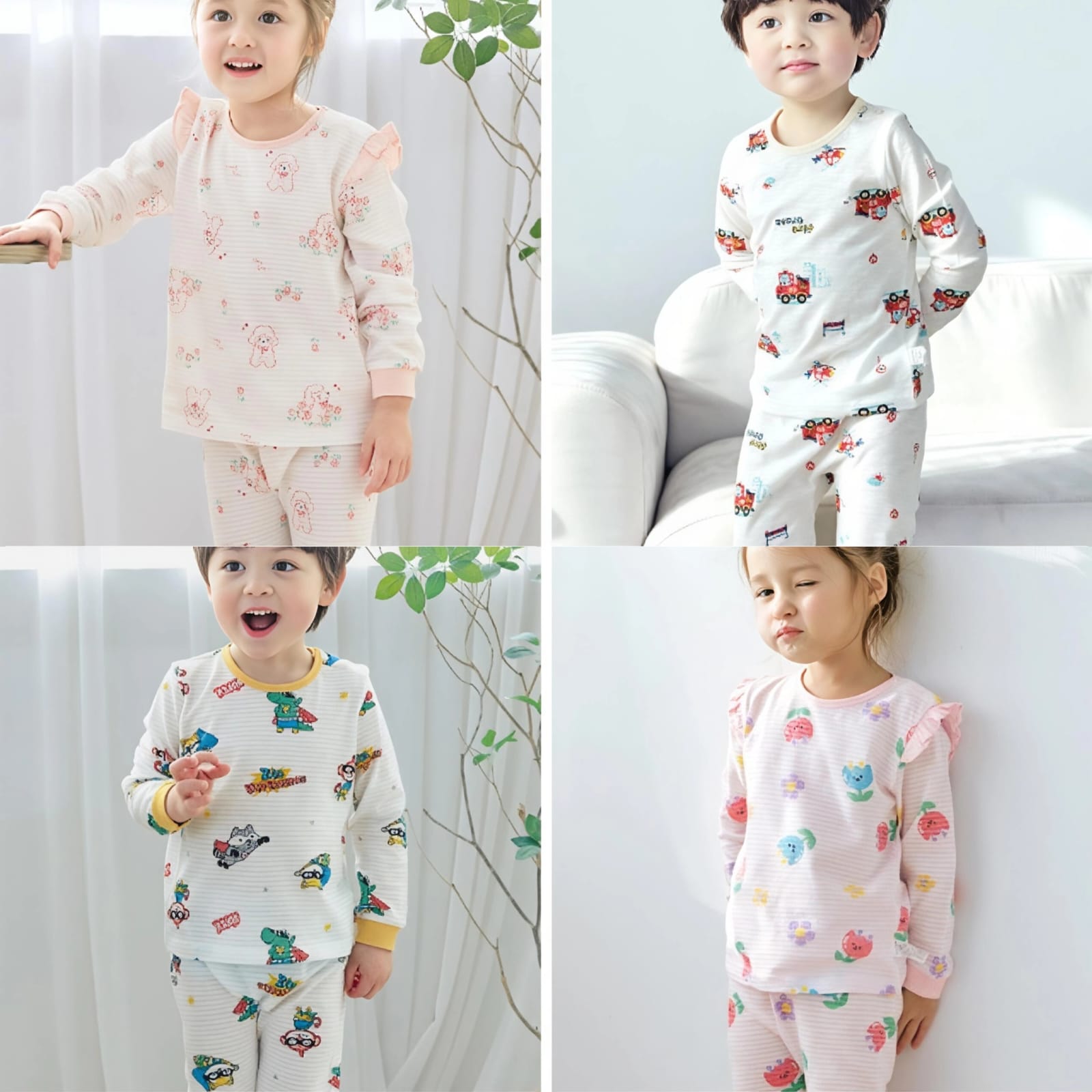 韓國透氣棉家居服套裝