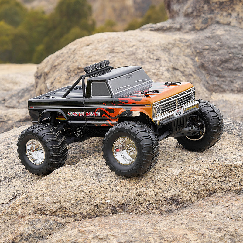 全新 FMS 1/10 Ford F100 Monster Truck | 無刷大腳車 | 2WD 後驅 | 福特授權 | 無刷 | 火焰黑色