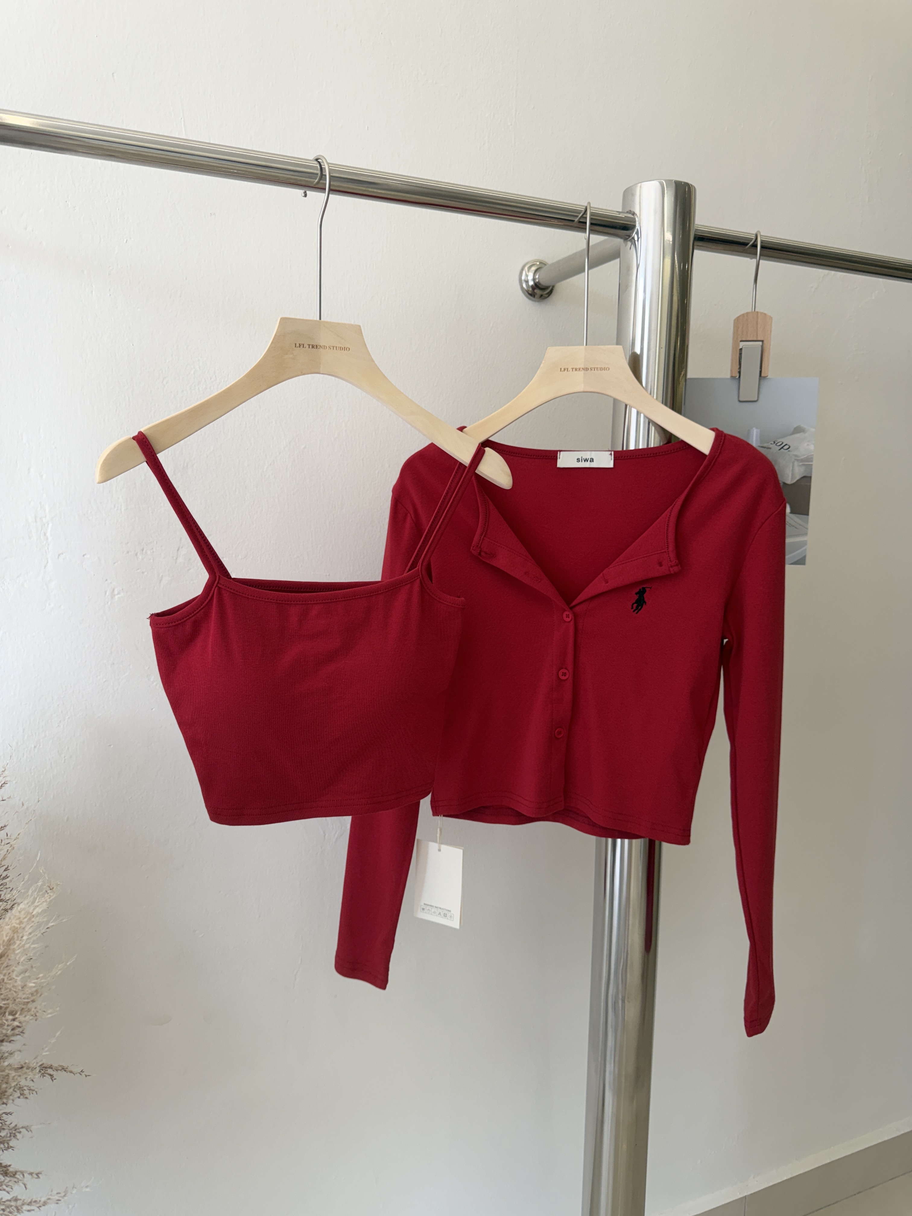 6570 爆款小马刺绣两件套