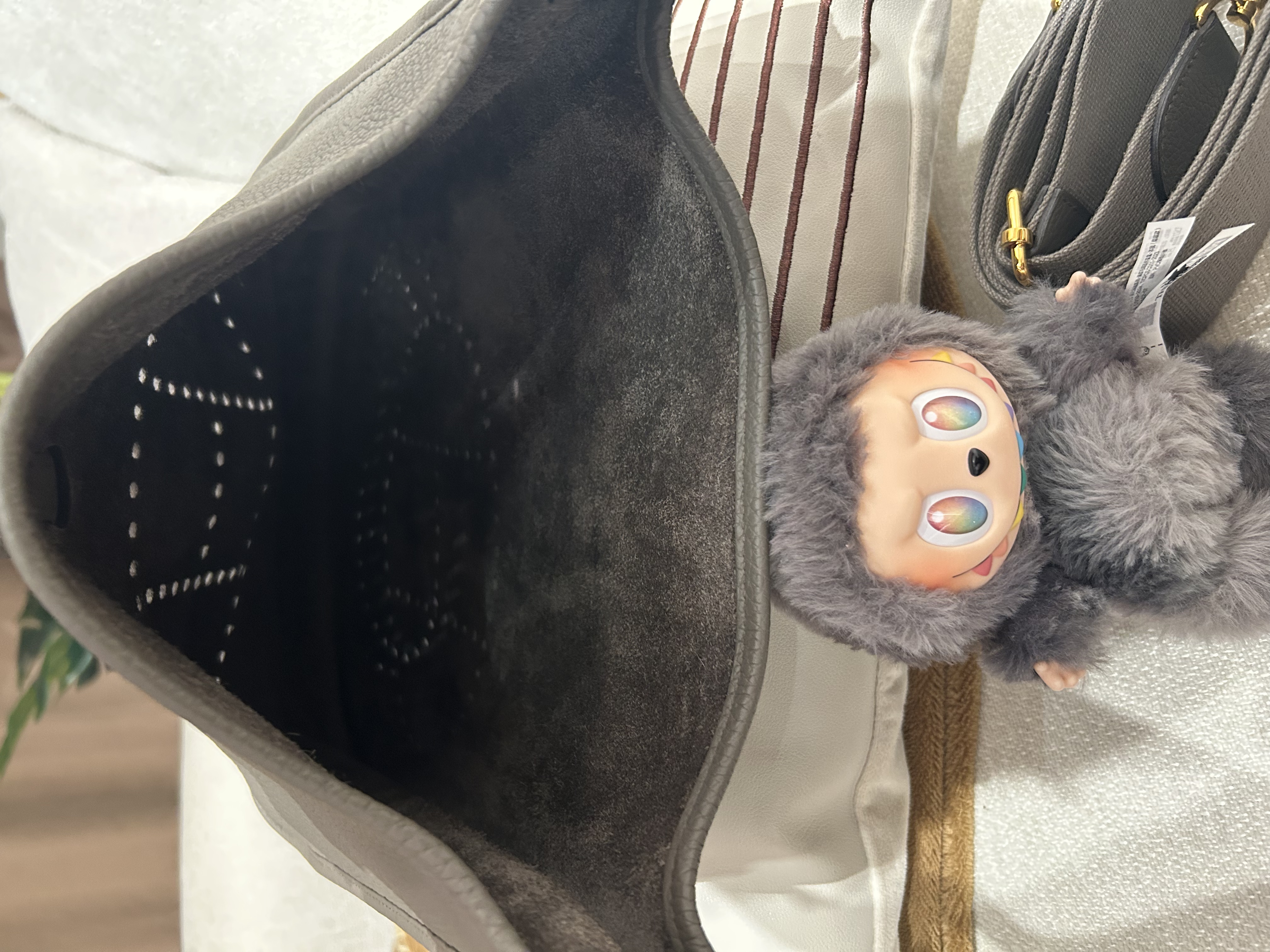 Hermes Evelyne 29 Stamp C 錫器灰 100%Authentic, 98%New ✅Dust bag