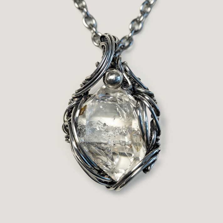 WAS 閃靈鑽頸鏈 - Herkimer Diamond Pendant