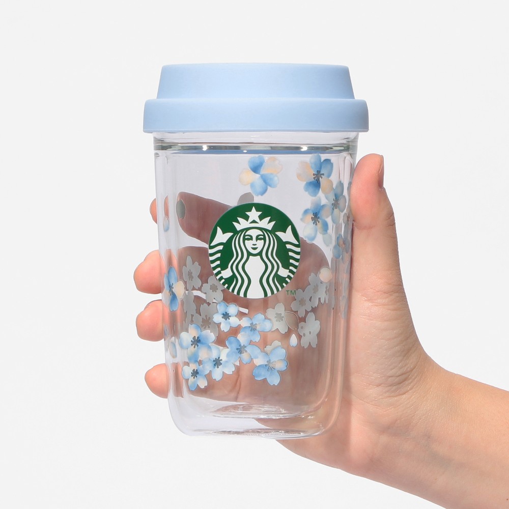 【第二彈】《日本🇯🇵 STARBUCKS 2026 Sakura🌸櫻花杯限定系列》雙層隔熱玻璃杯 355ml