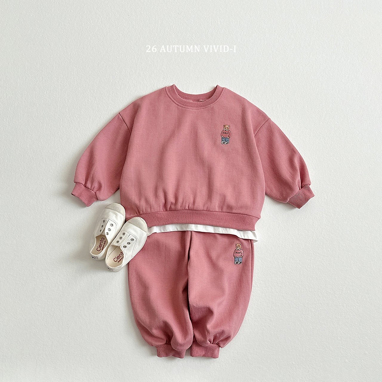 Vivid | Embroidery bear upper and lower