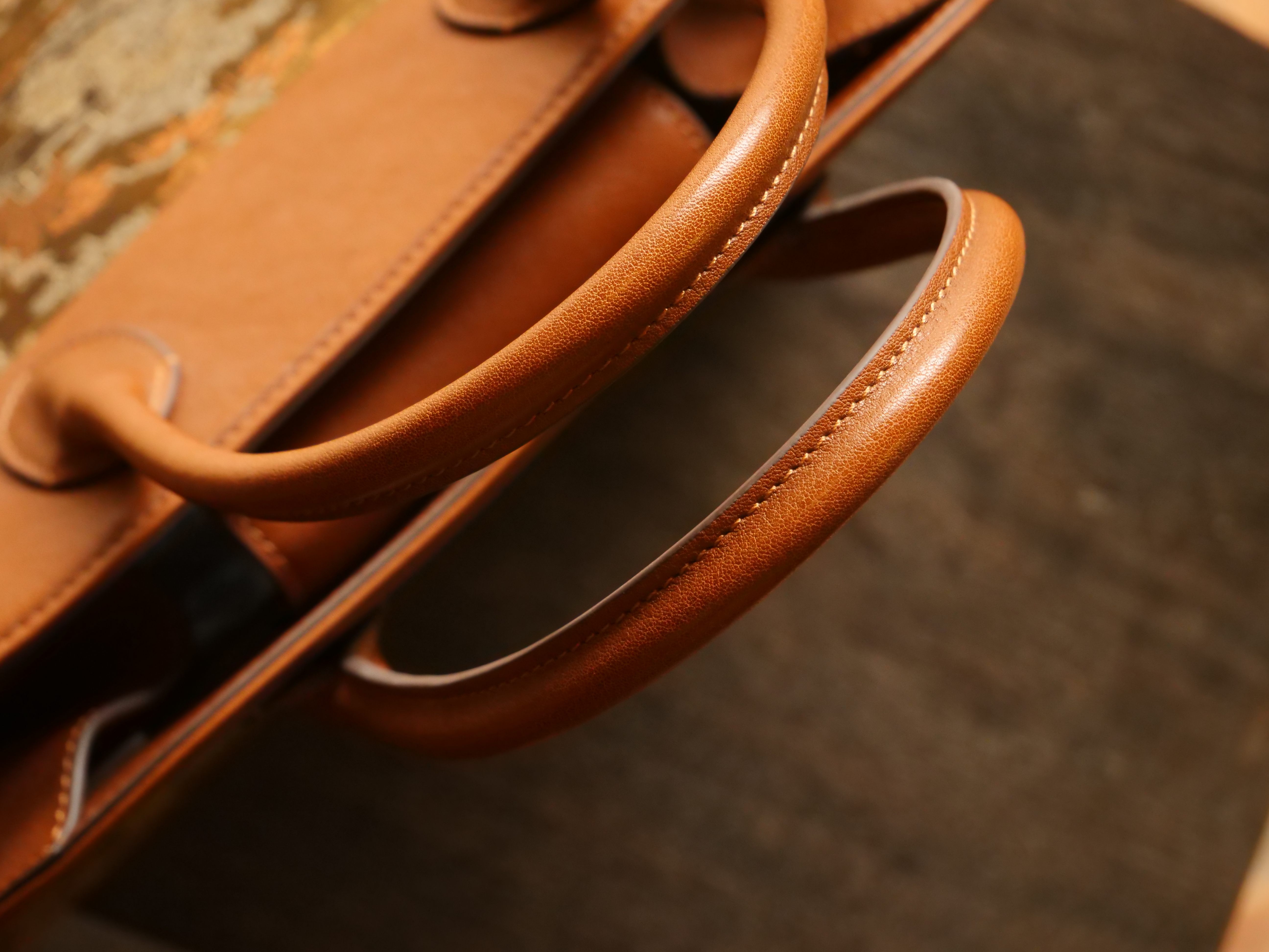 織金提花∞漢宮秋月圖紋牛皮中古手袋