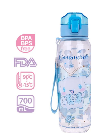 玉桂狗 直飲水樽連手繩 700ml 