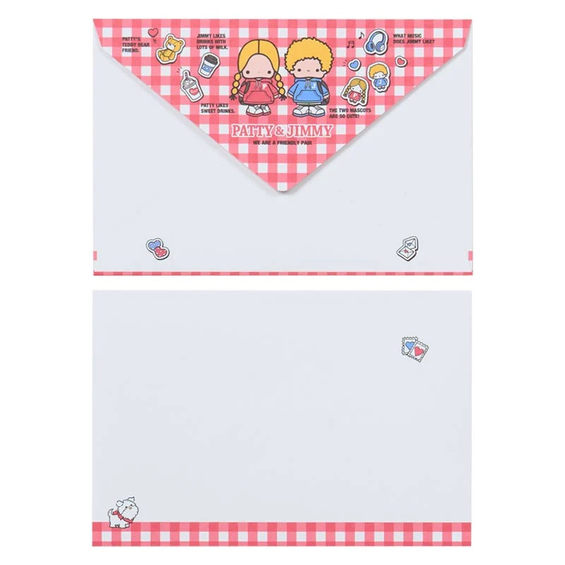 Sanrio Patty & Jimmy 信封信紙套裝