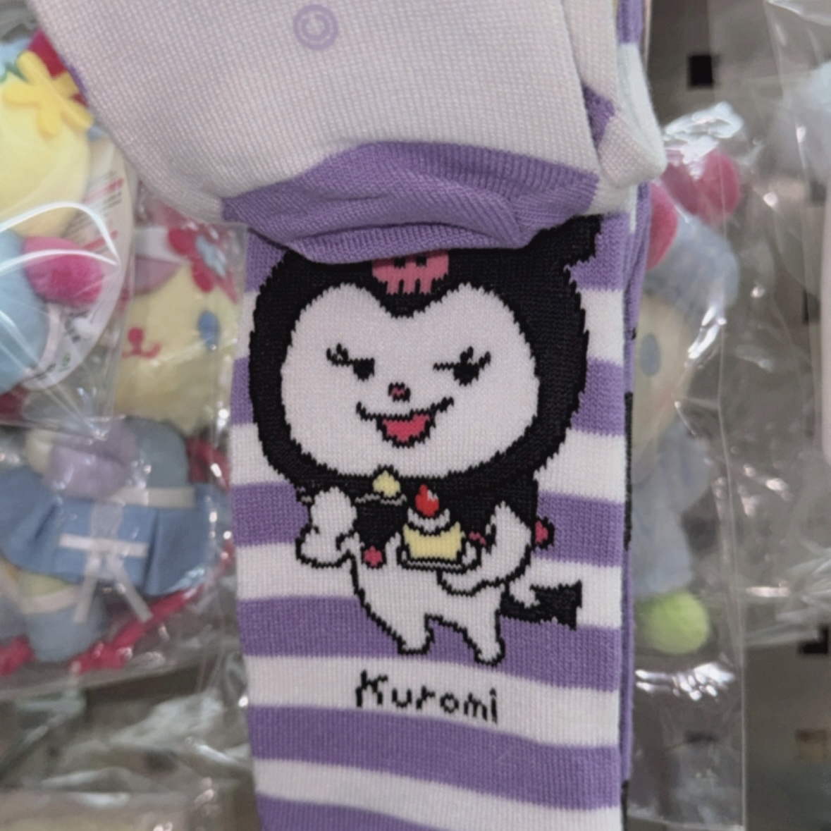 現貨｜西村xsanrio系列 kuromi短襪 （一套3件）