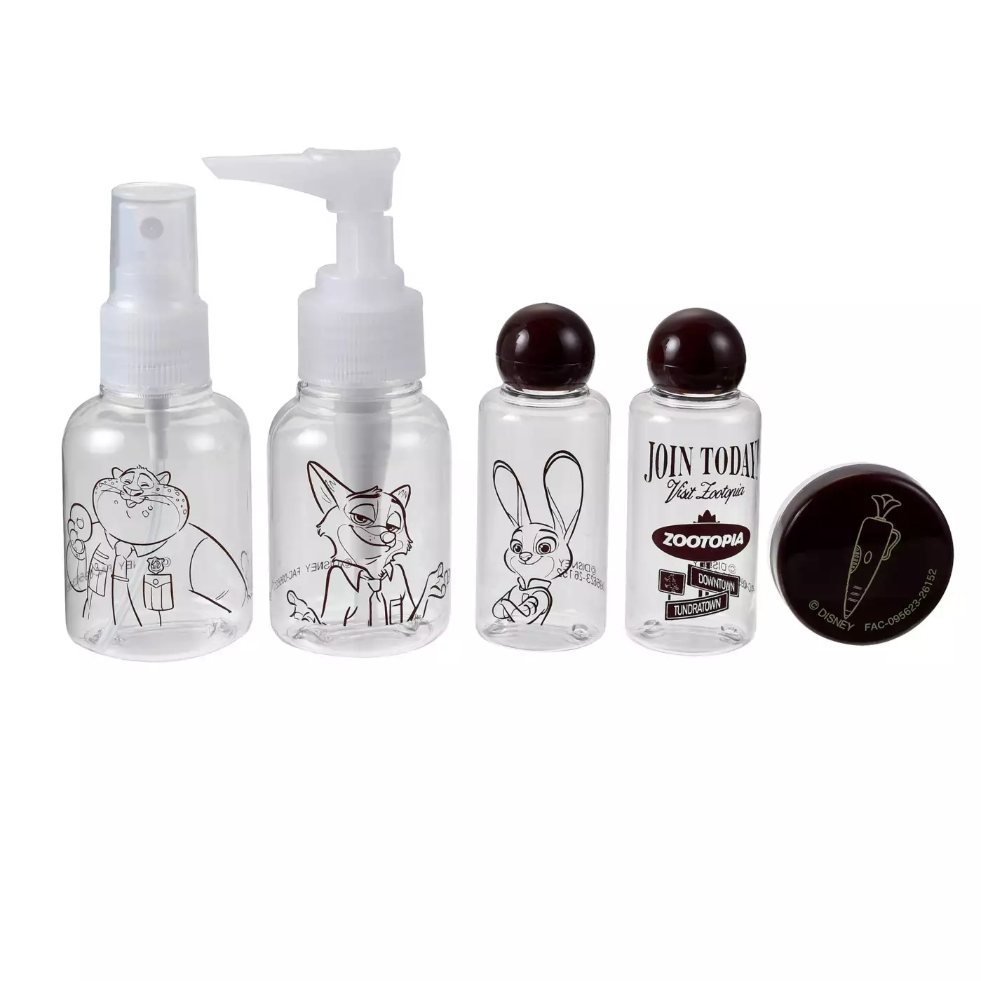 🌸 【預訂】Bottle Set - ZOOTOPIA TRAVEL
