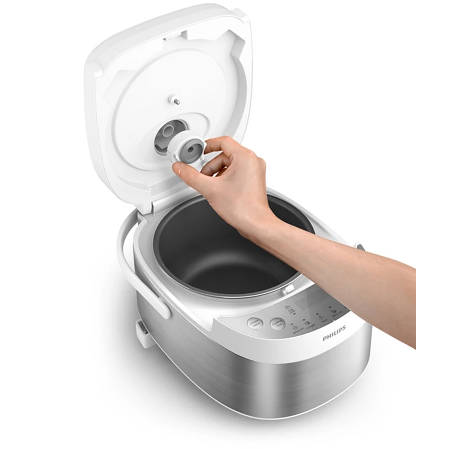 Philips 0.85L Digital Rice Cooker with 8 Menus (HD3170/62)