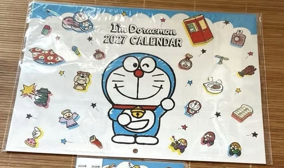 [訂購] 多啦A夢2027 座枱月曆 手帳 掛曆｜Doraemon月曆