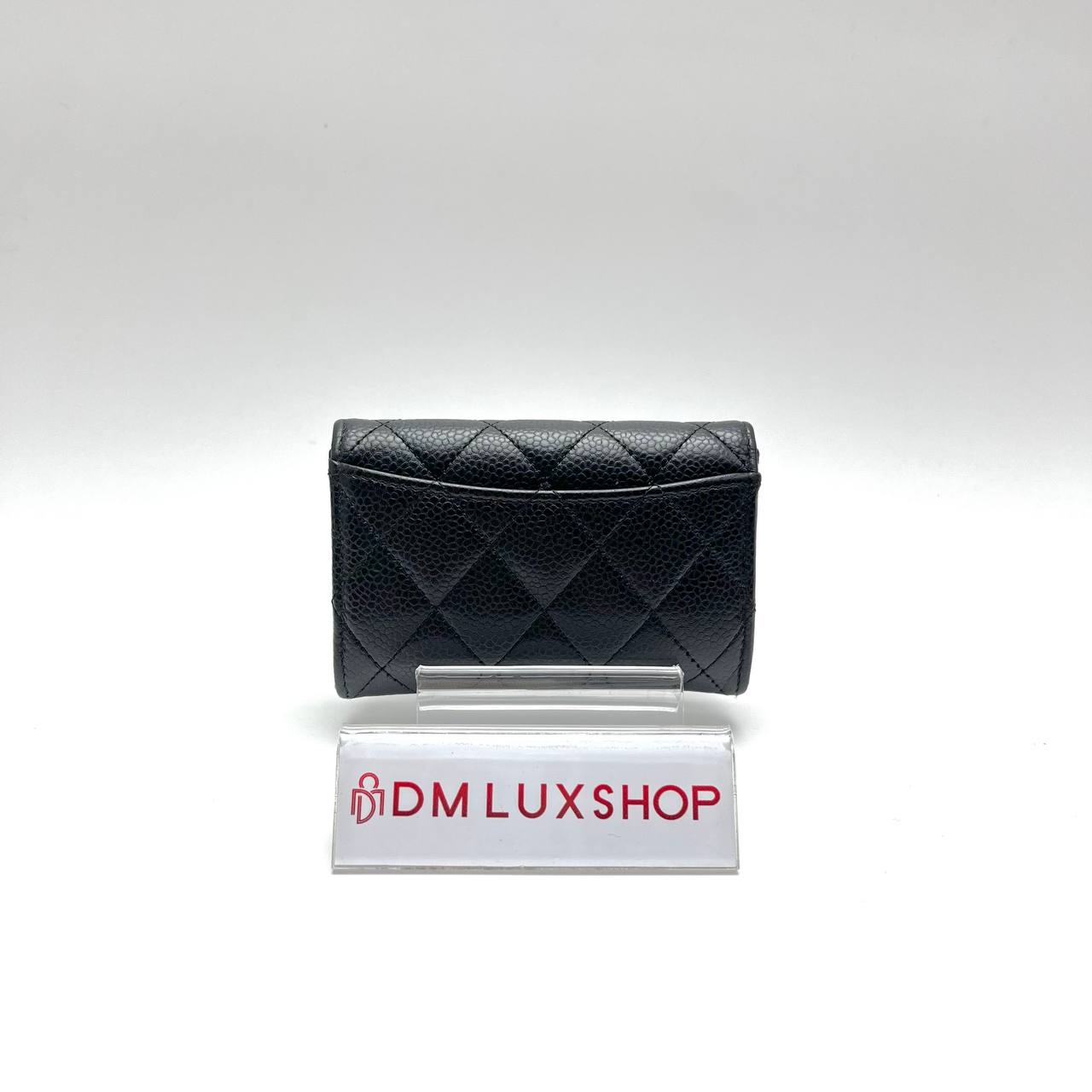 Chanel Black Caviar Classic Card Holder GHW