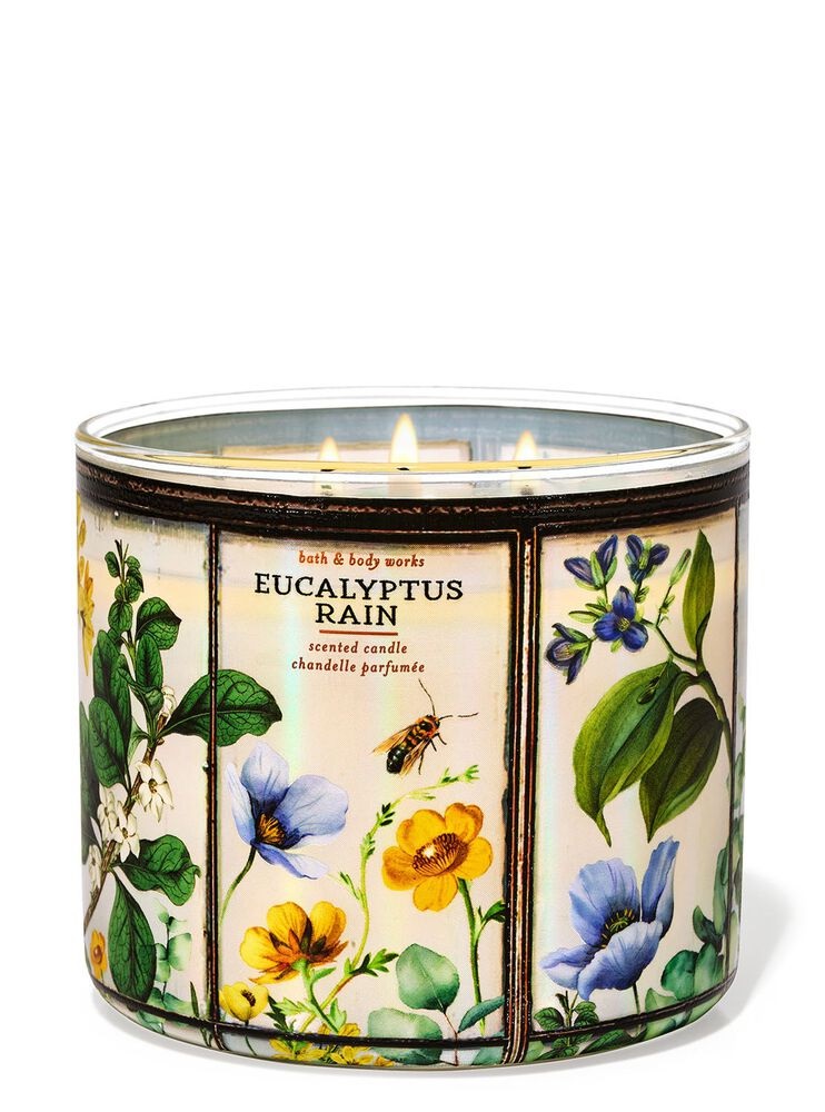 Eucalyptus Rain 3-Wick Candle