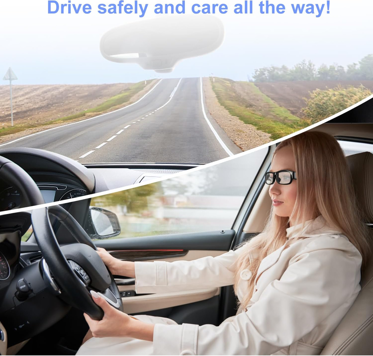 2160P 時尚黑框無孔眼鏡造型微型針孔攝影機(64G)