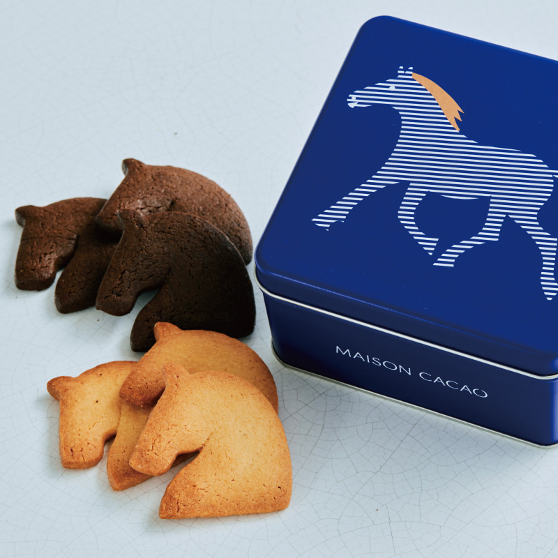MAISON CACAO 馬型巧克力奶油酥餅 (24枚入)