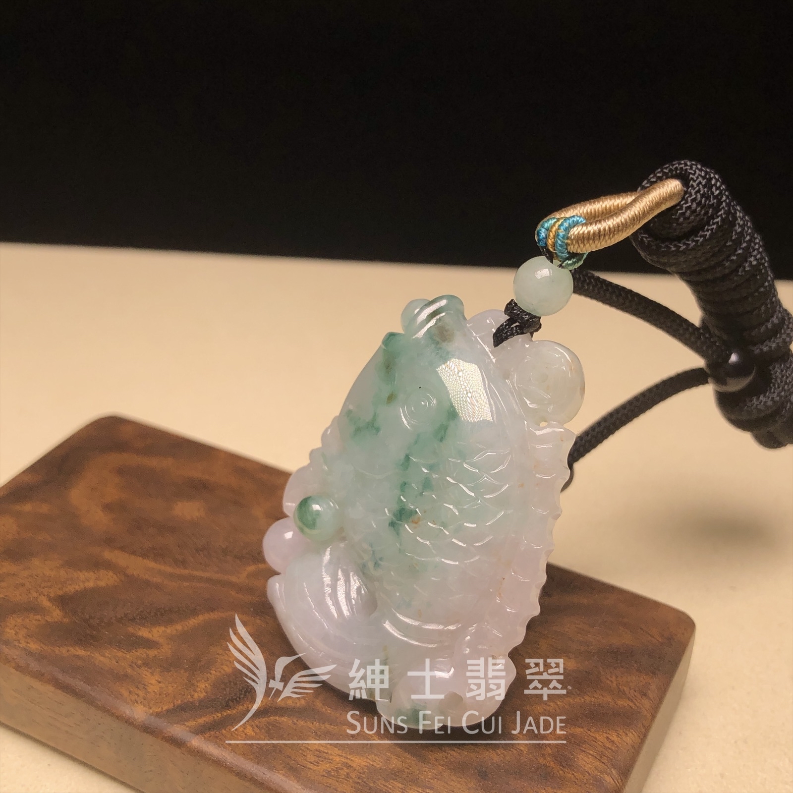 B08718 飄花年年有餘吊墜