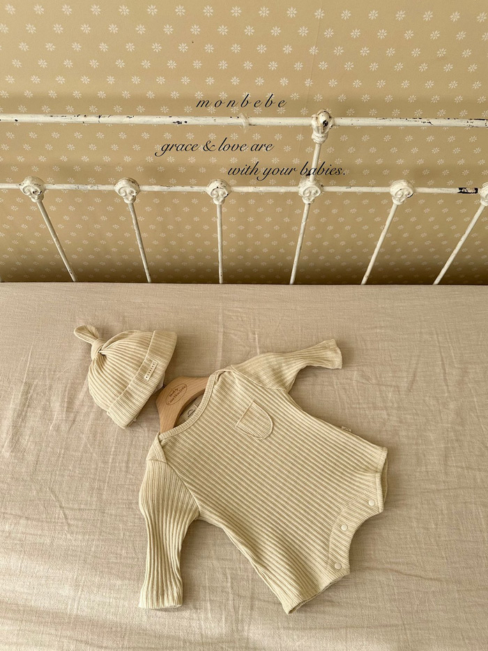 🇰🇷Monbebe Babysuit+hat