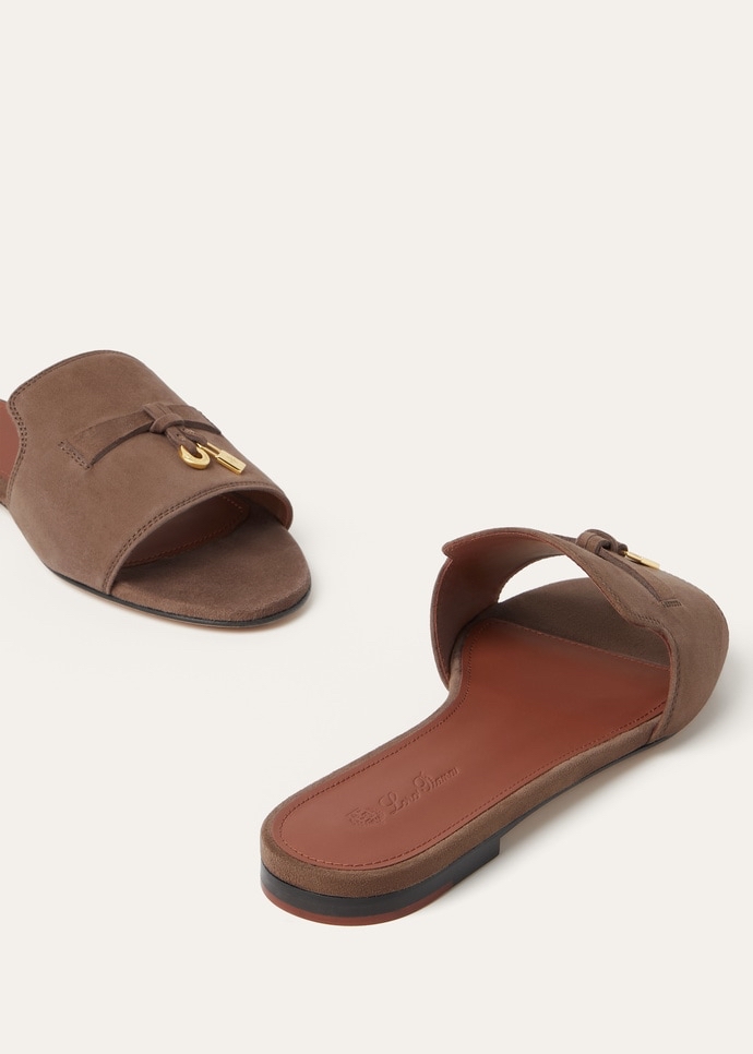 指定顏色精選優惠✨訂貨🍒Loro Piana summer charms sandal  Size 36/37/37.5/38/38.5/39/40  Color :Fossil (D499)