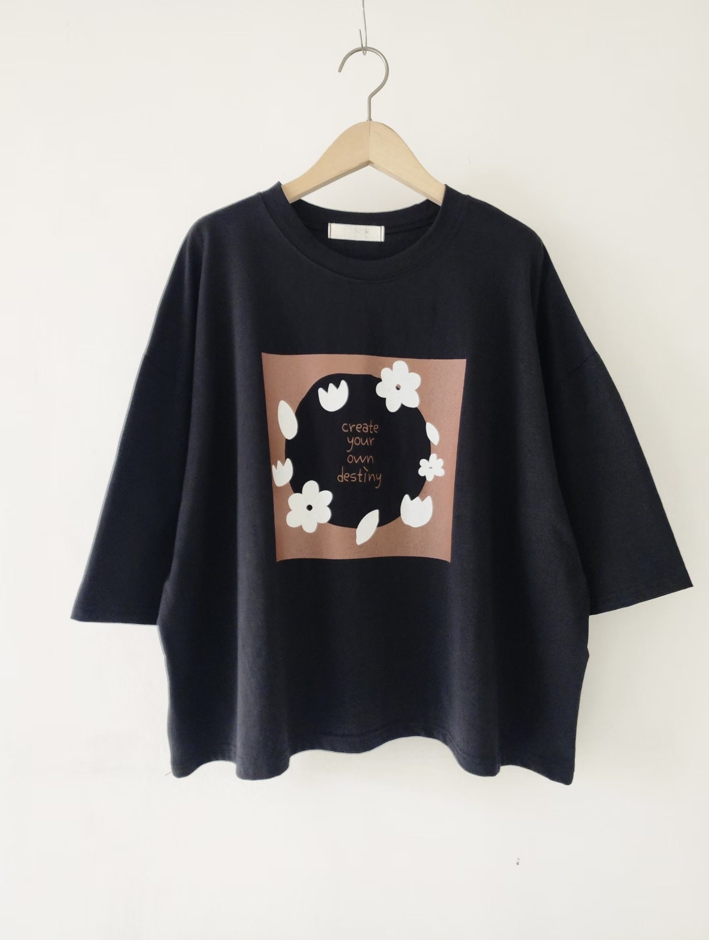 JR OS box cut floral top