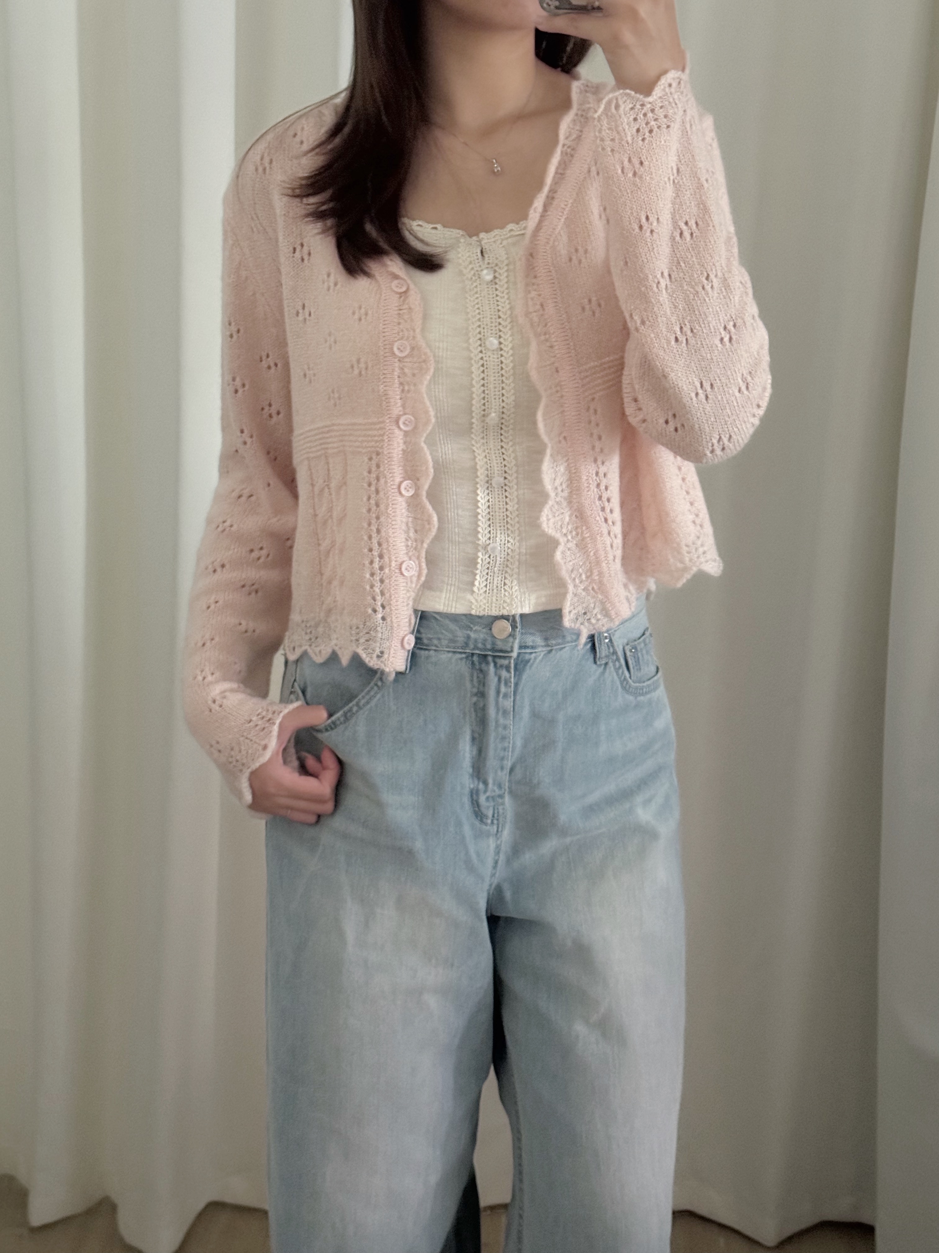 微立體花紋小背心