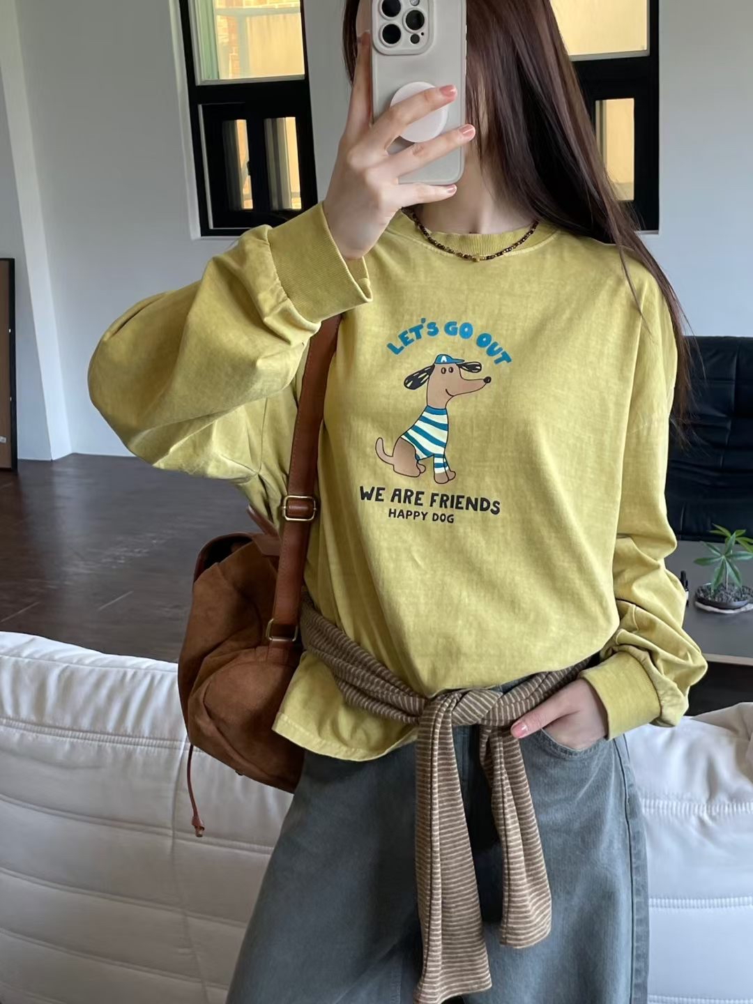 221650 橫間衫狗仔tee