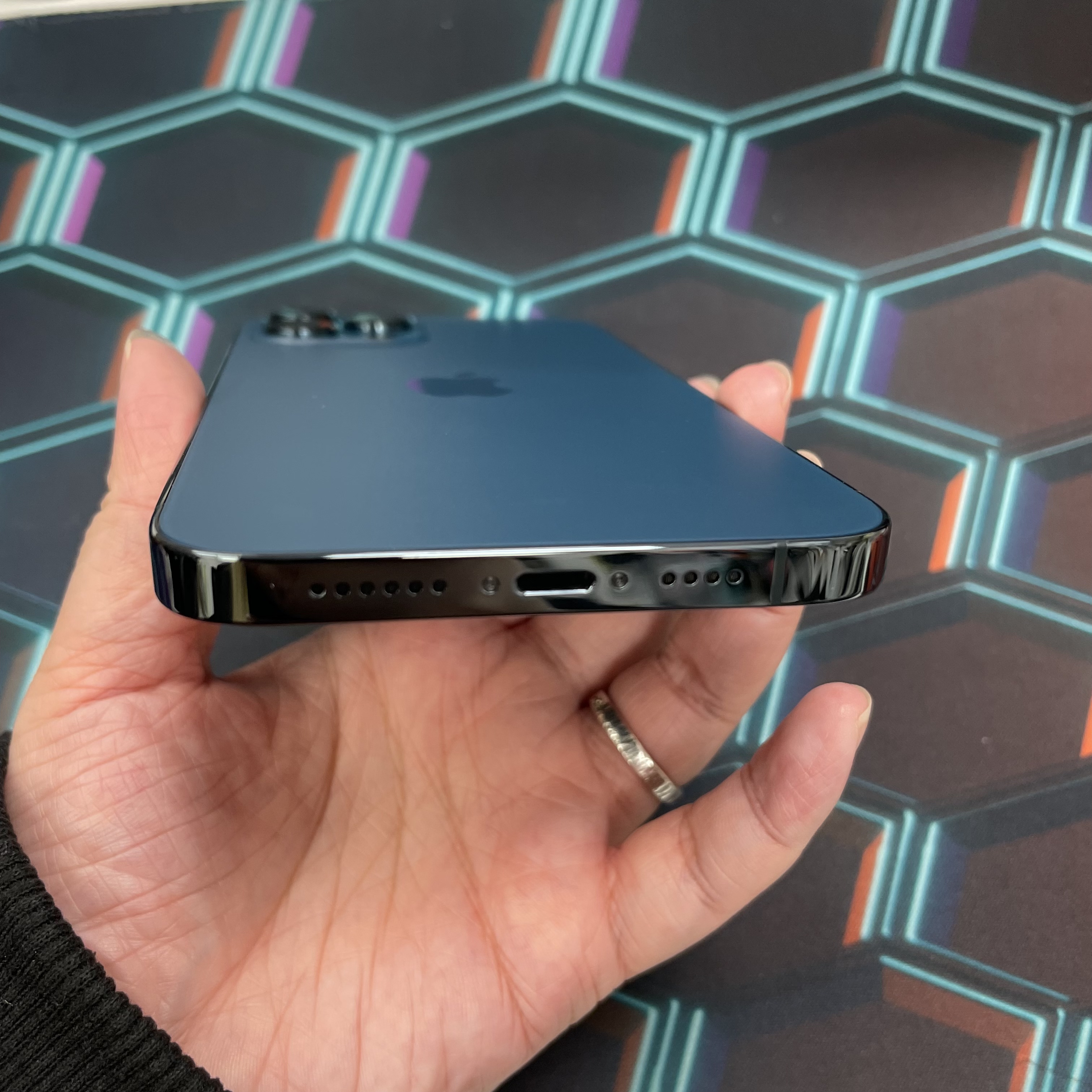 *6186 12 Promax 完美機 256GB 電100 藍色 blue