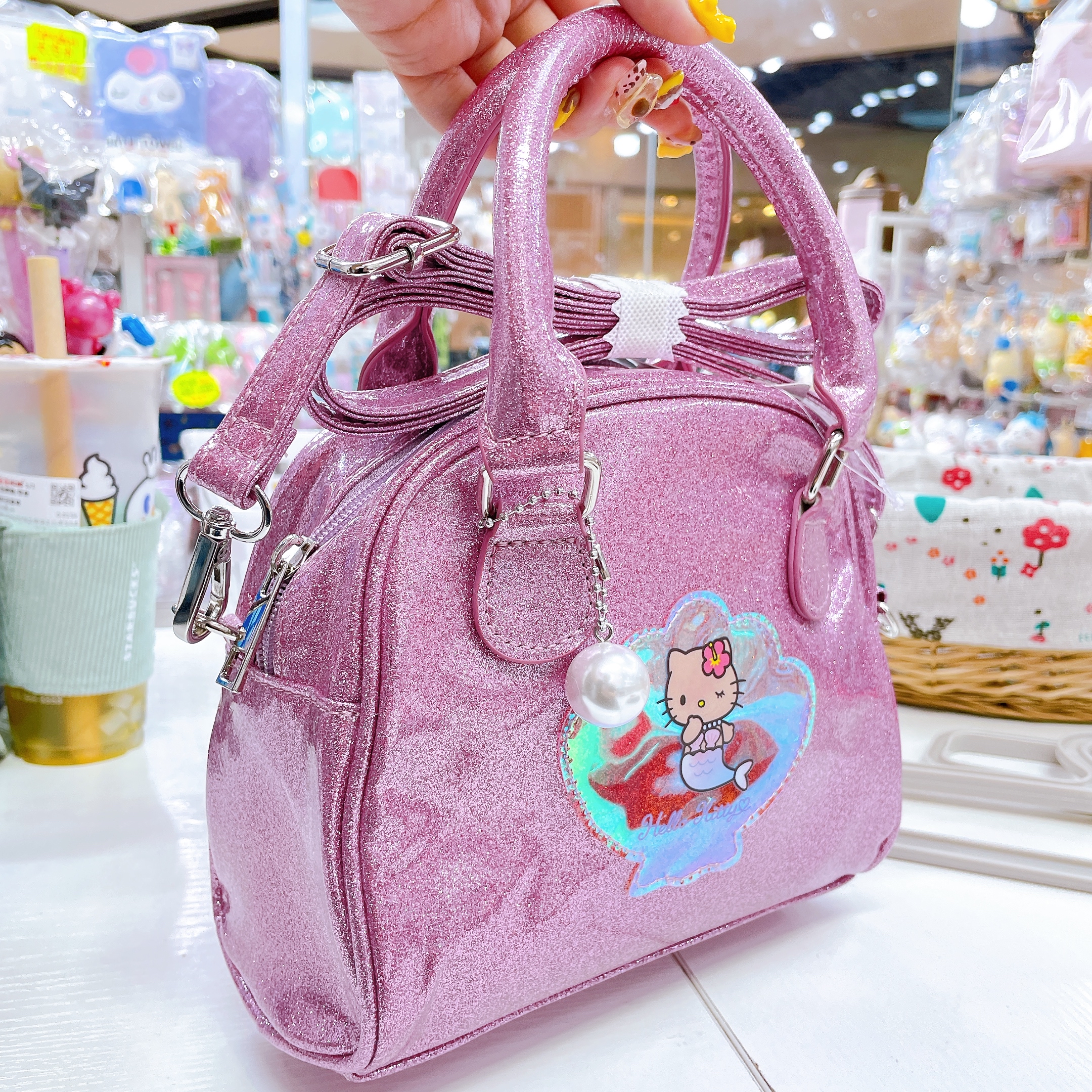 日本直送Hello Kitty可以調校長短斜孭袋手挽袋