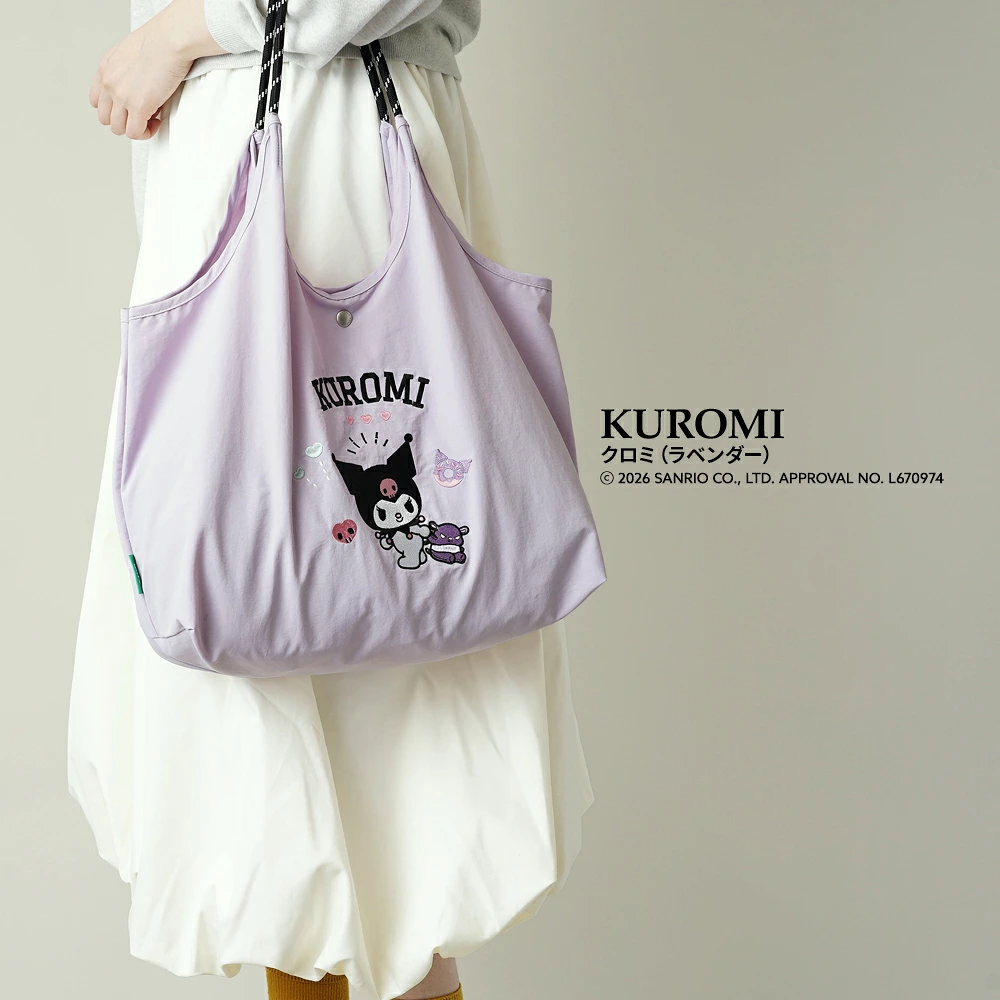 【日本直送】Sanrio × unify 輕量撥水加工刺繡手袋 15L